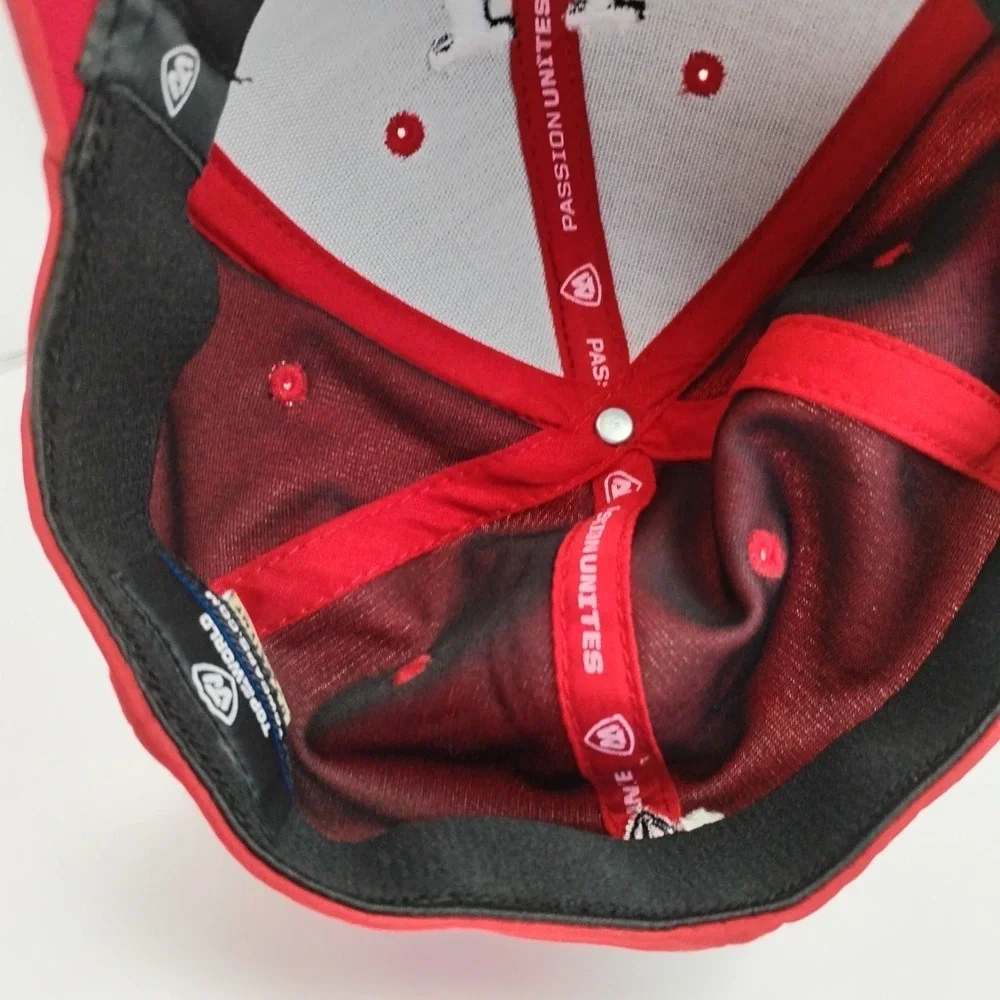 Top of the World UL Lafayette Ragin Cajuns Hat Cap Red Memory Fit Fitted